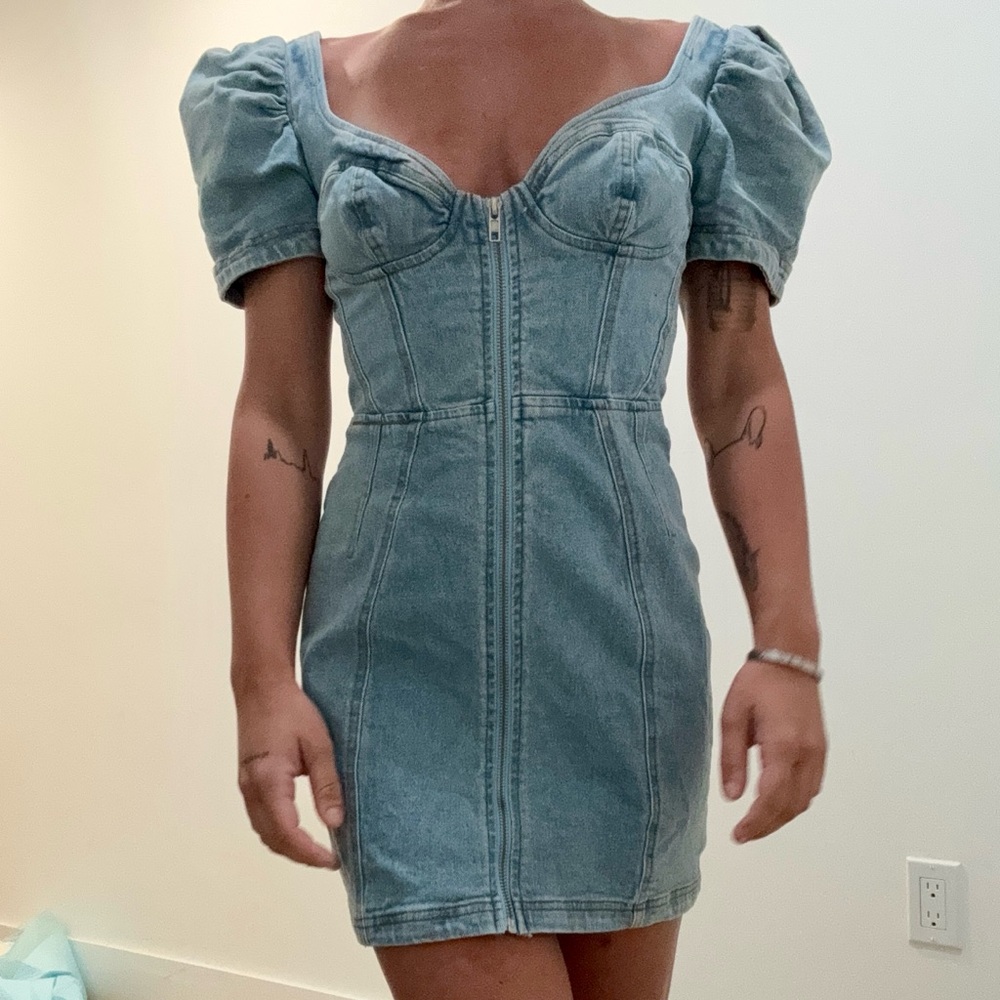 SIGNATURES denim minidress - Picture 5 of 13